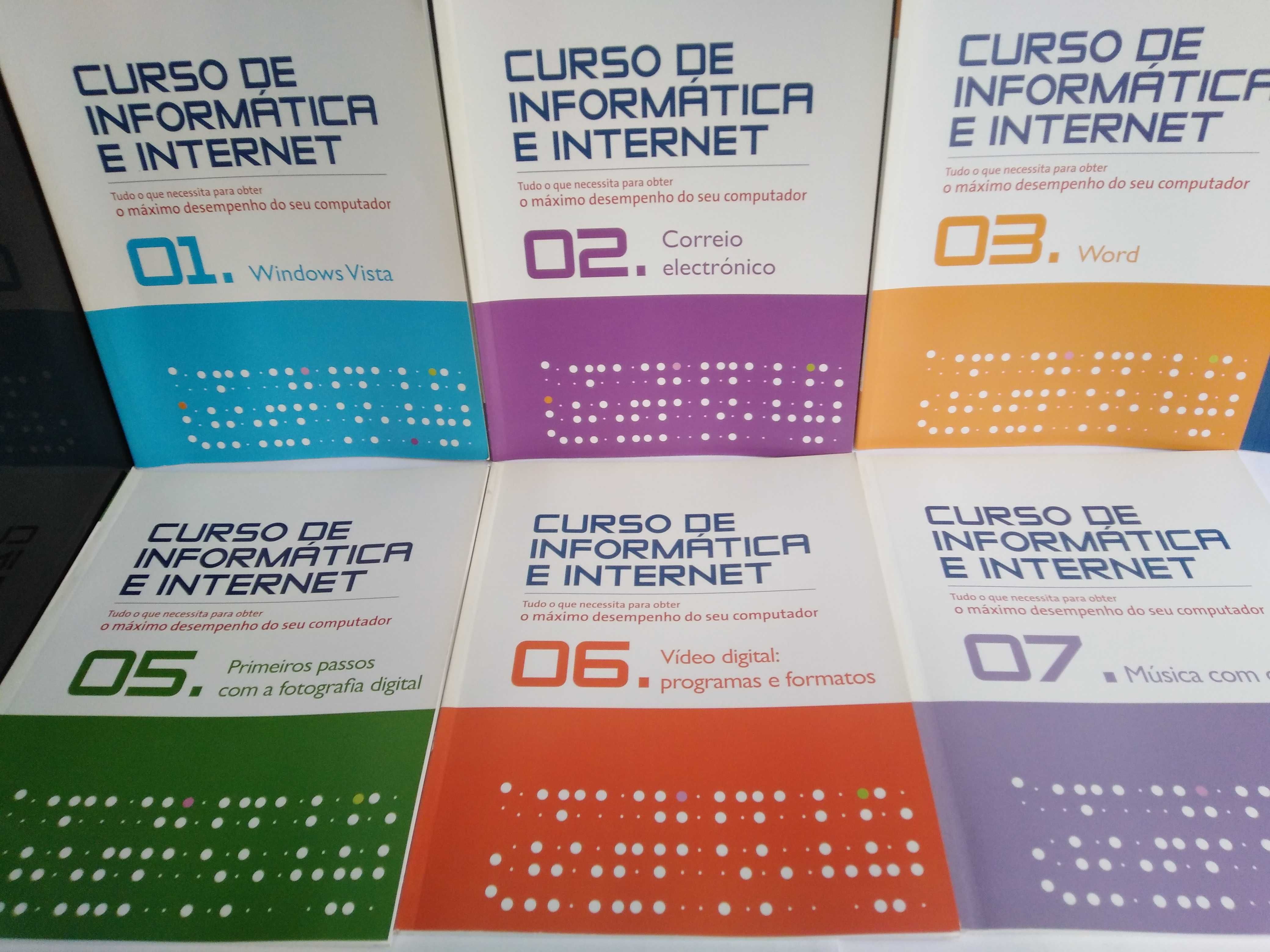 Curso de informatica e internet completo com 8 livros + 32 Cds.