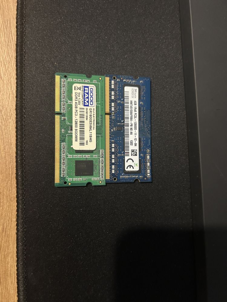 RAM SODIMM 8GB DDR3 (Hynix + Goodram)