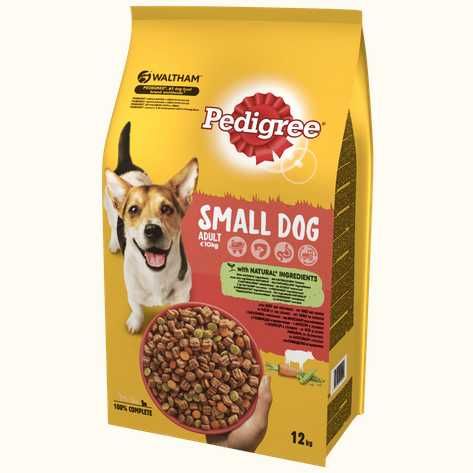 Pedigree Mini Sucha Karma Dla Psów Małych Ras Wołowina Warzywa 12kg