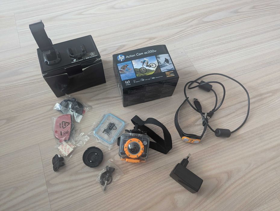 HP ac200w Action Camera + водозахисний бокс