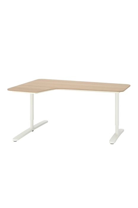 Biurko regulowane Bekant Ikea Lewe