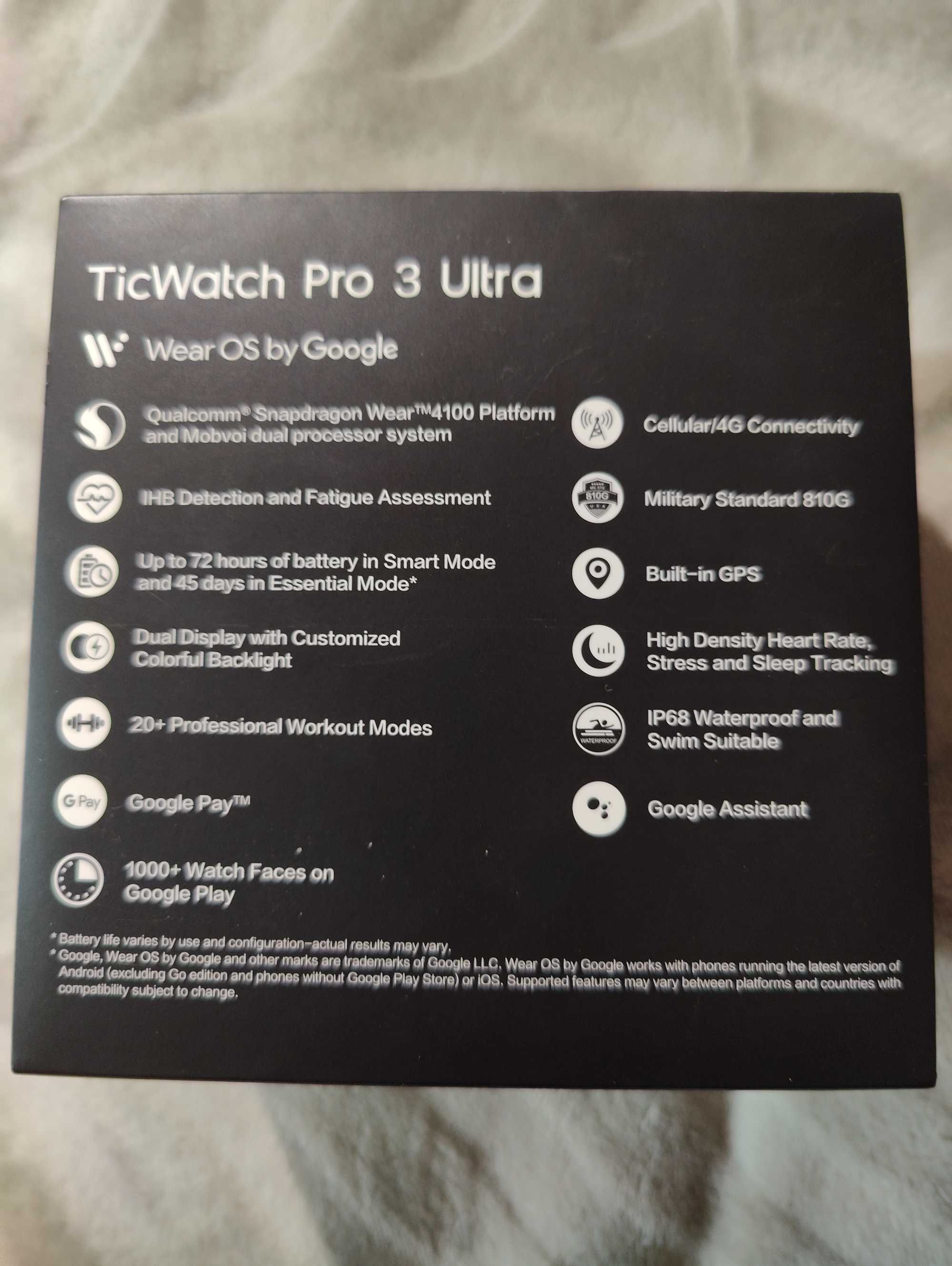 Mobvoi TicWatch Pro 3 Ultra 4G/LTE
