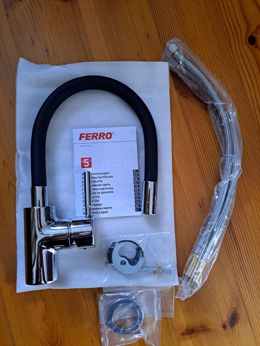 Bateria zlewozmywakowa Ferro bzr4b z elastyczną wylewką
https://ferro.