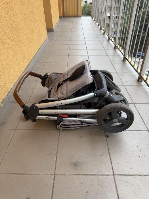 Прогулянкова коляска візок дитячий BabyStyle Oyster Zero сіра