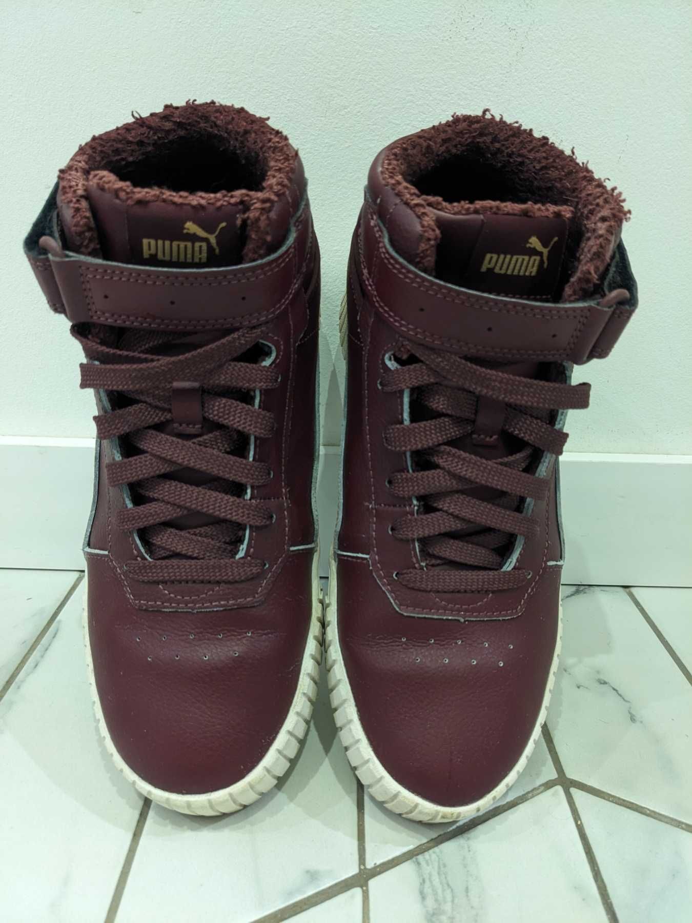 38р 24см зимові Кеди Puma Carina 2.0 Mid WTR черевики чоботи кросівки
