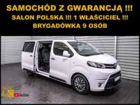 Toyota ProAce LONG / L3 + 9 OSÓB + Salon POLSKA + 1 Właściciel + NAVI !!!
