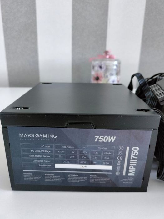Mars Gaming MPIII 750 750W ATX  zasilacz do komputerów