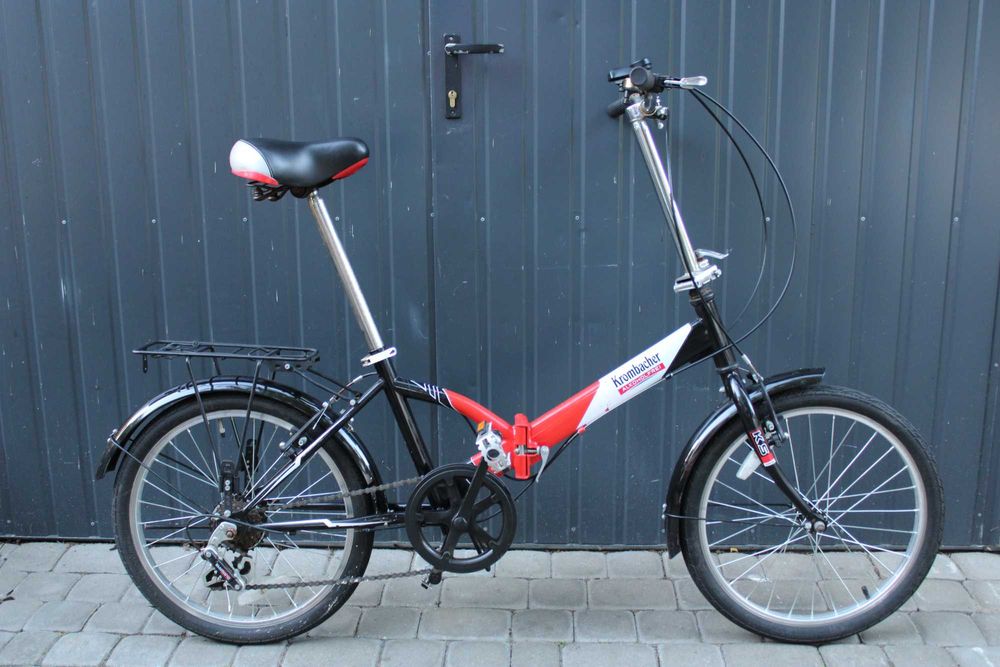 Rower składany KROMBACHER składak wertykalny koła 20" 6-biegowy