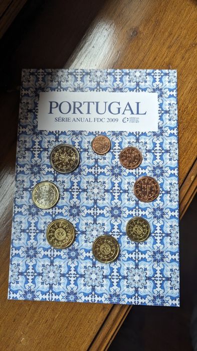Série Anual FDC Portugal - carteira moedas -  sets 2009, 2010 ou 2011