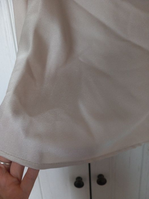 Bluzka włoska Satynowa kolor szampanski Beż