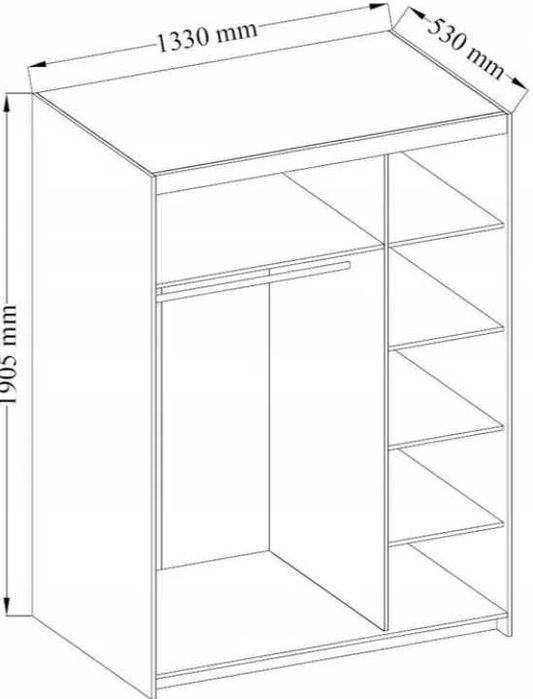 Zestaw mebli do salonu meblościanka szafa komoda trzy kolory JAR-POL