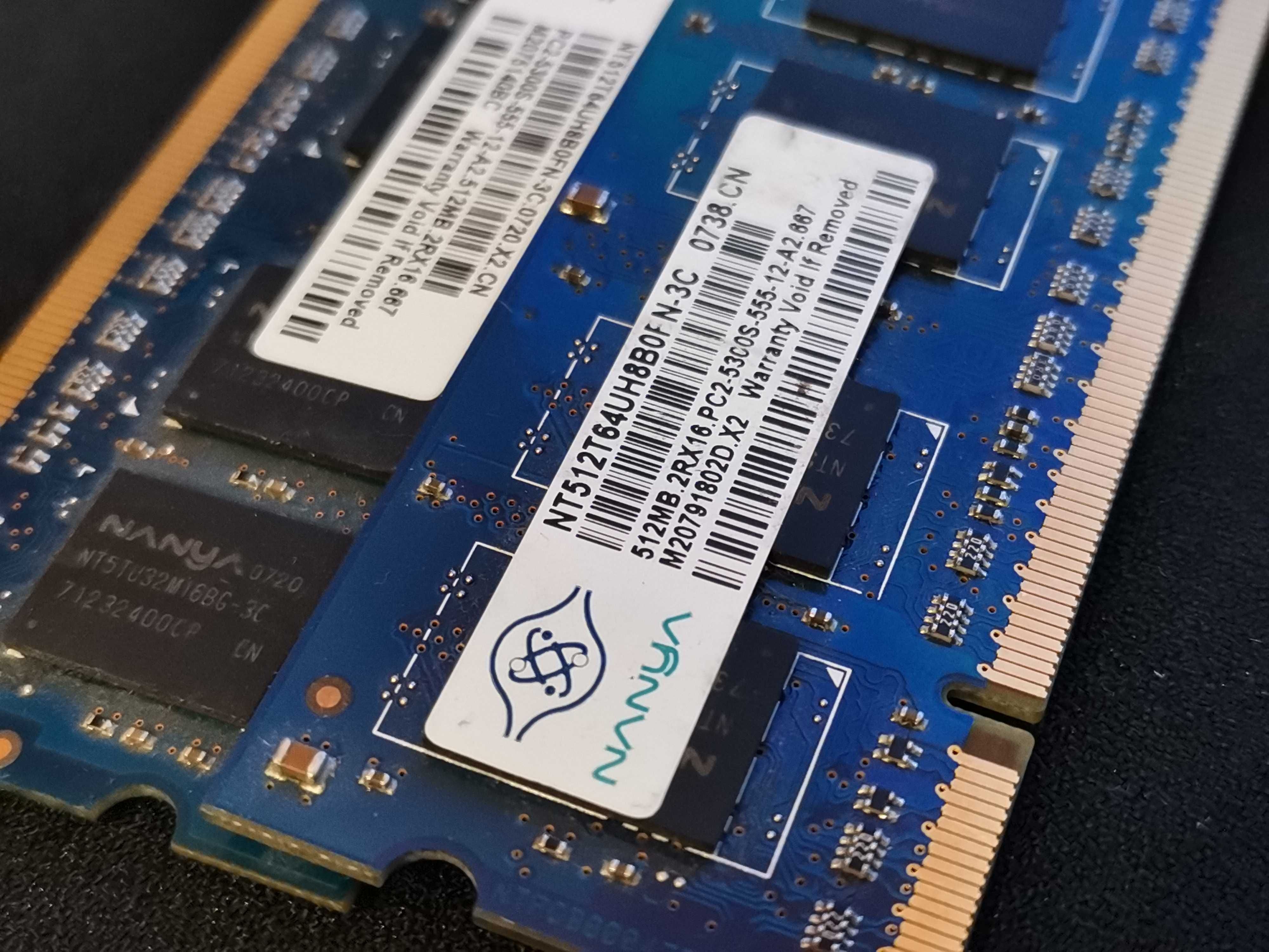 Модуль памяті DDR2 667 NANYA NT512T64UH8B0FN 512MB