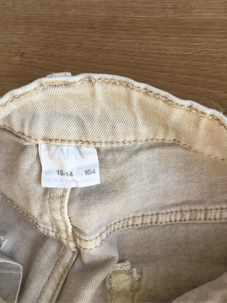 Szorty dżinsowe spodenki Zara 164