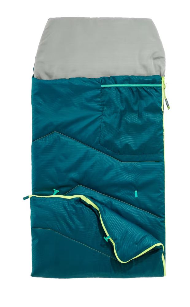 Saco cama de campismo  MH100 10°C Criança- Azul