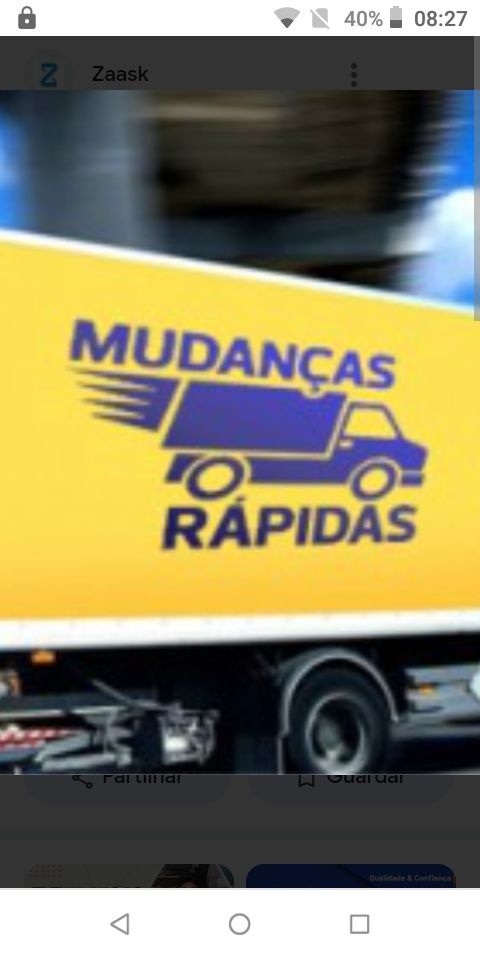 MUDANÇAS e transportes JÁ TÓ