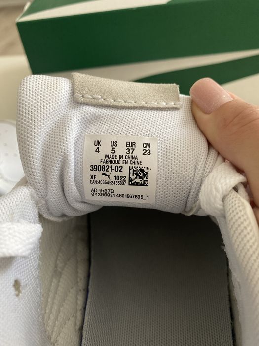 Кросівки Puma жіночі білі / кеди 37 розмір