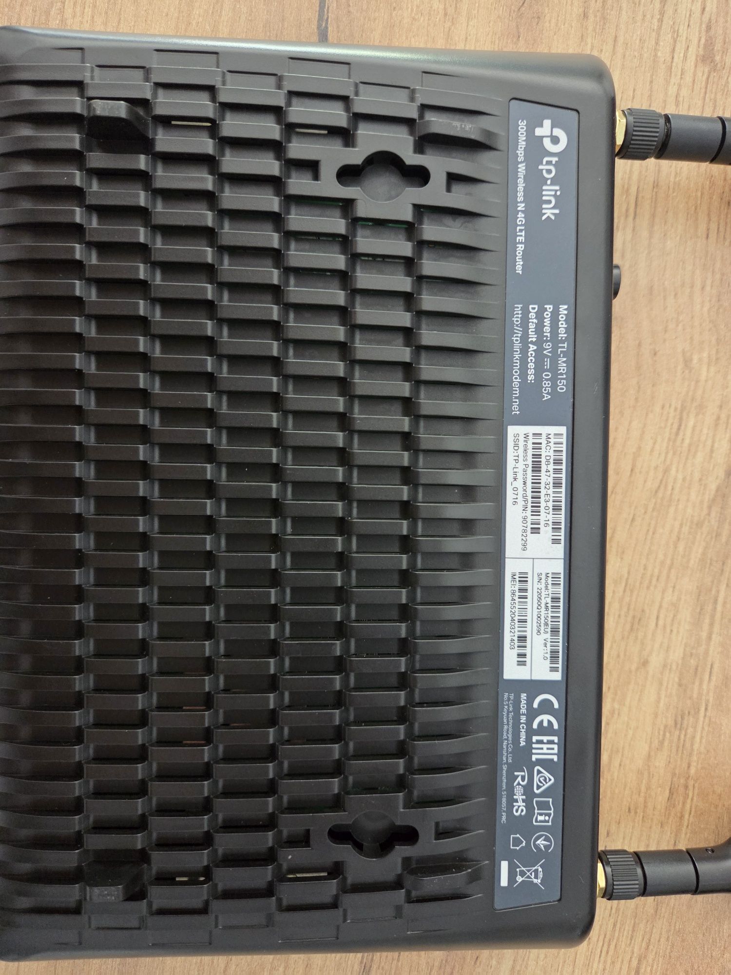 Router TP-Link  sim