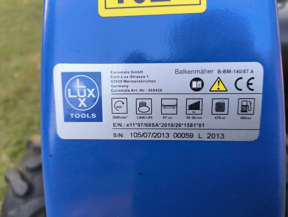 Kosiarka listwowa 87cm silnik Briggs&Stratton 550e