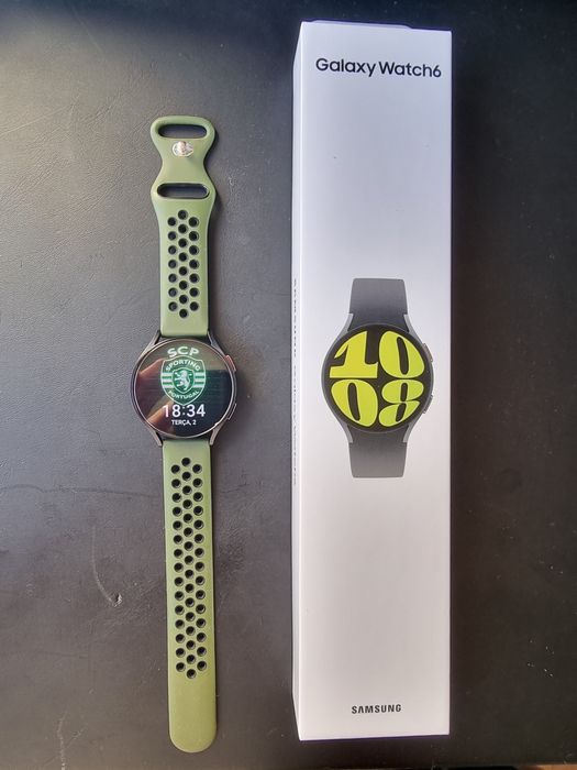 Samsung Galaxy Watch 6 44mm + acessórios