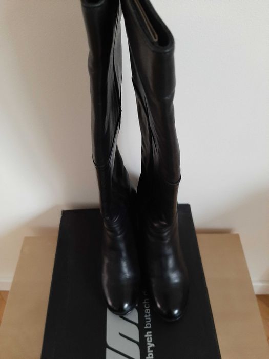 Skórzane kozaki 7Mil roz. 38