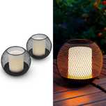 Lampka ogrodowa Solarna LED zestaw 2 szt super klimatyczne i efektowne
