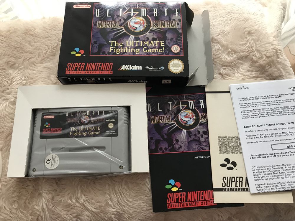 Mortal kombat 3 ultimate NOVINHO SNES Super Nintendo