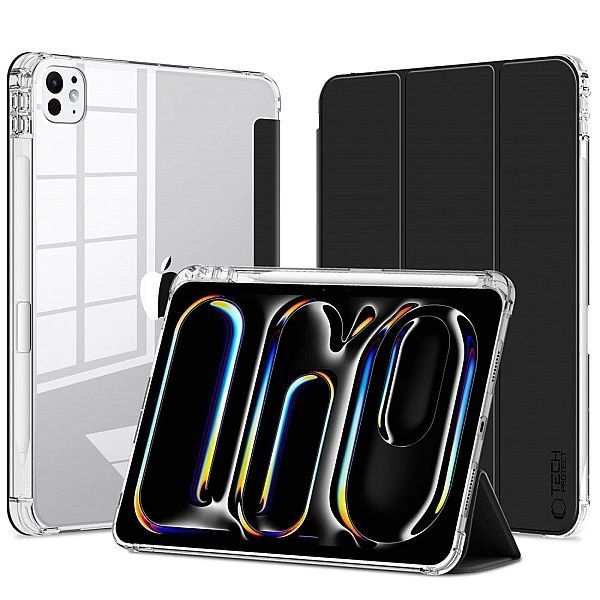 Etui Tech-Protect Sc Pen Hybrid na iPad Pro 13" 2024 - czarno-przezroc