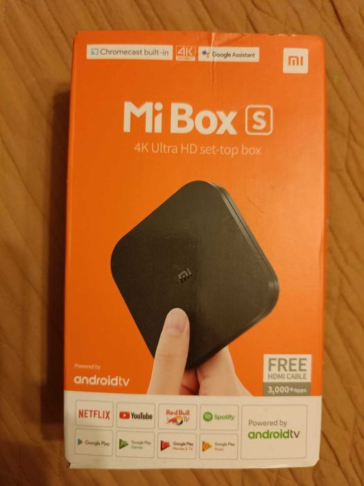 Xiaomi mi box S 4K смарт тв приставка (Міжнародна версія)