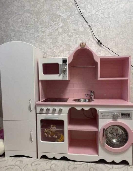 Детская кухня деревянная дитяча кухонька