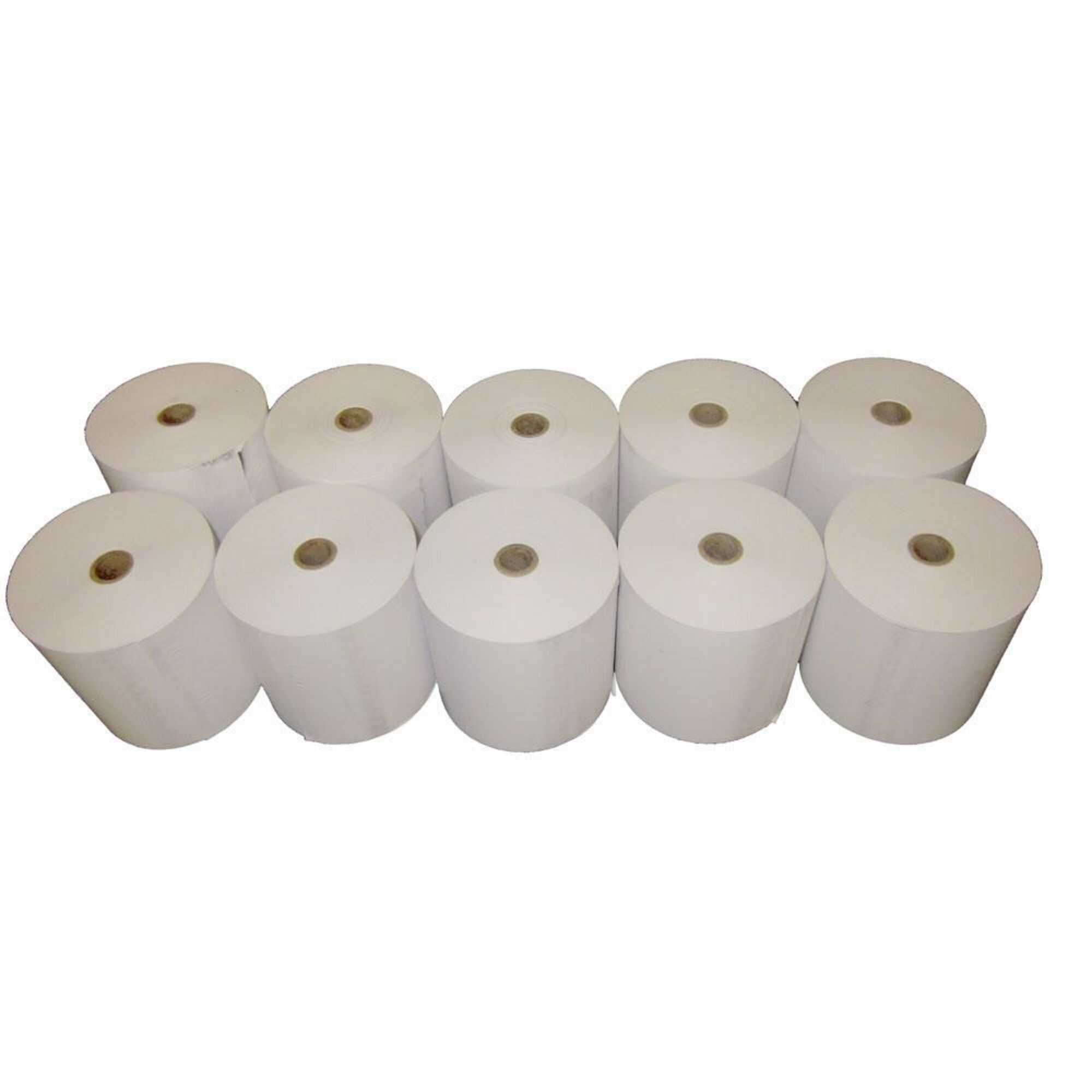 Pack 10x Rolo Impressora Talão Papel  Térmico 80x80x11 mm para POS