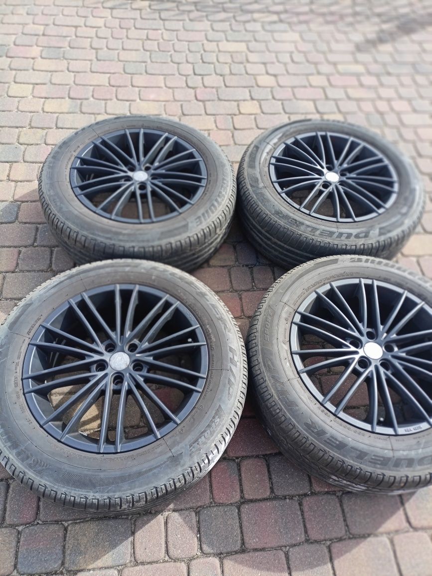 Koła 18 cali Aluett ET45 + Opony Letnie Bridgestone Dueler 235/60R18