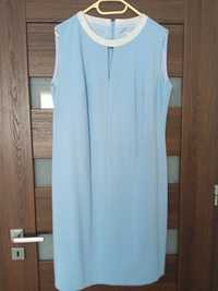 Błękitna sukienka damska