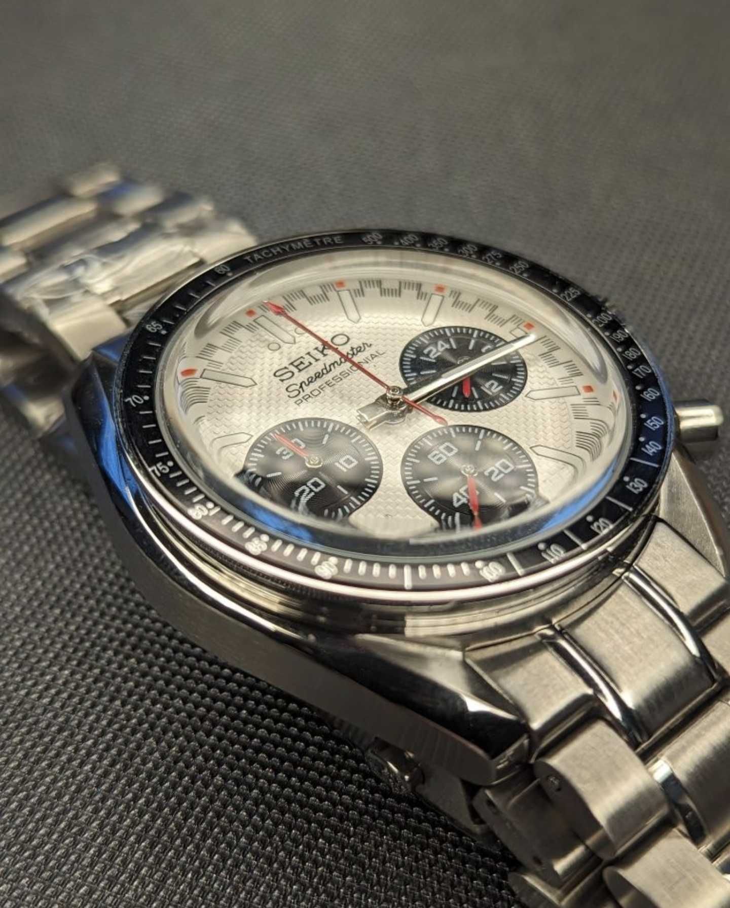 Seiko speed master panda mod