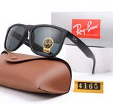 Очки Ray Ban HIGHSTREET/ Окуляри сонцезахисні RAY BAN unisex (чорні)