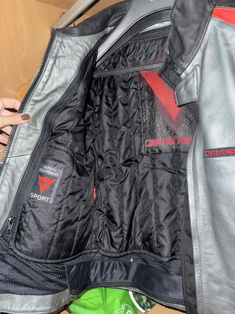 Casaco de couro Dainese