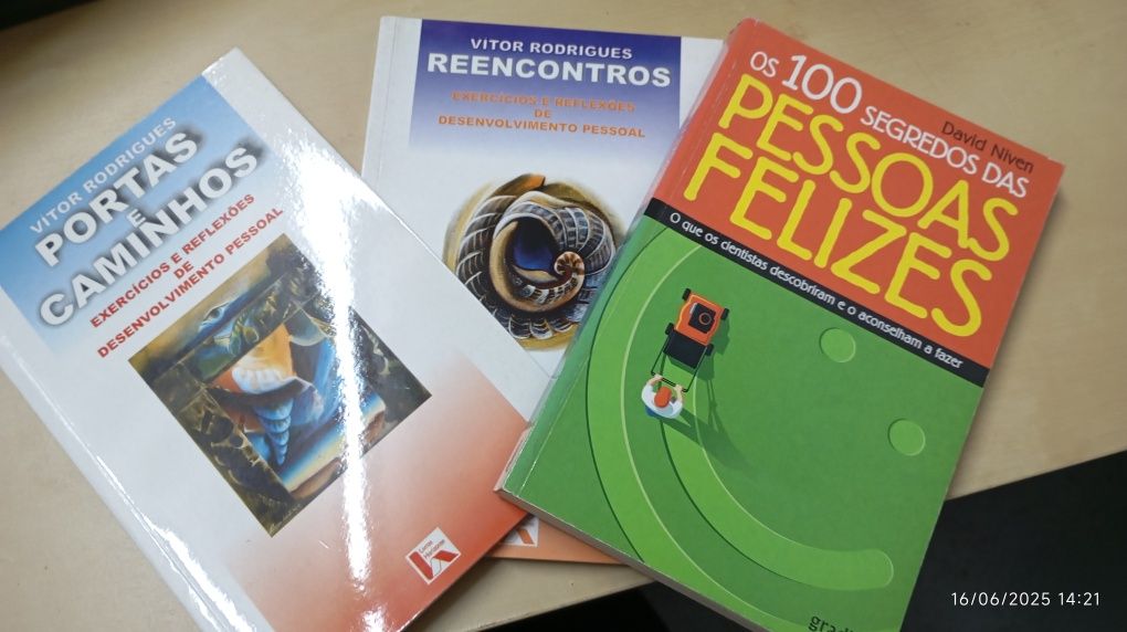 Lote livros auto-ajuda