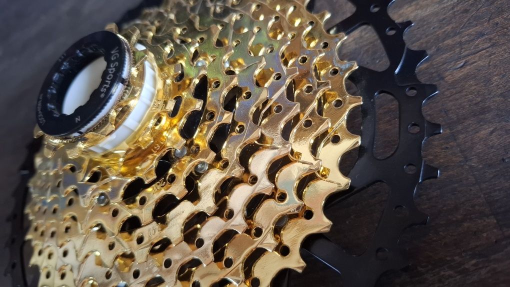 Nowa Kaseta 9 speed 11-46 Shimano HG Gold