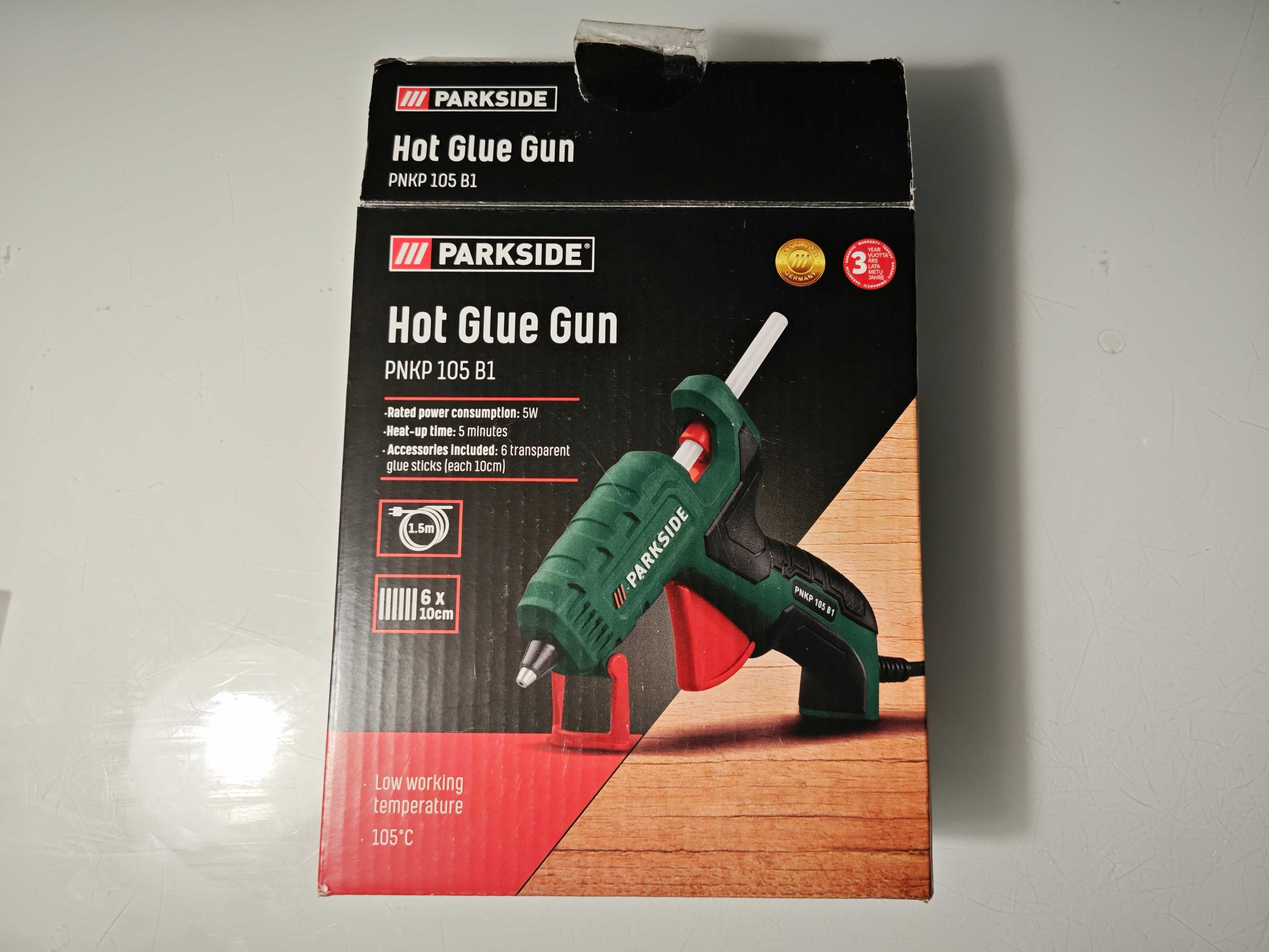 Pistolet do klejenia na gorąco + klej