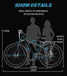 E-bike DUOTTS C29 x2 baterria