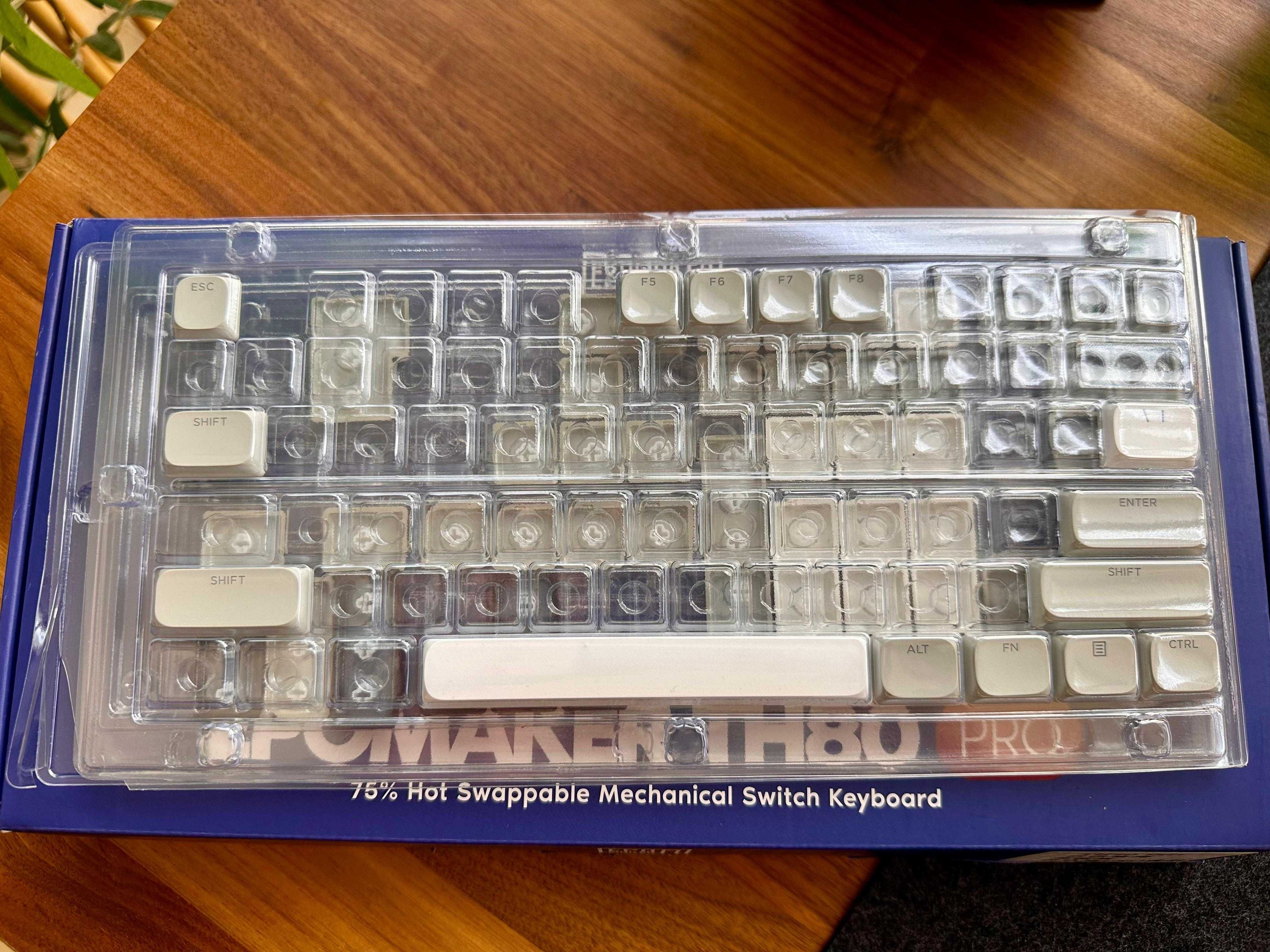 Teclado Mecânico Epomaker TH80 Pro — Bom estado