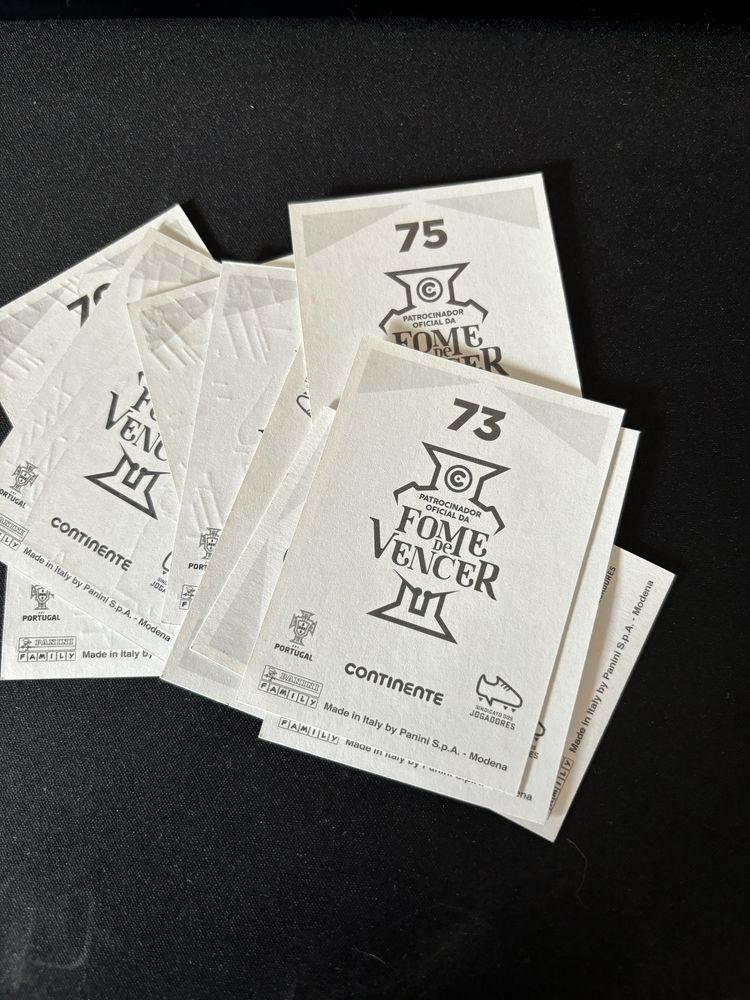 10 Cromos Fome de Vencer 2018 Continente