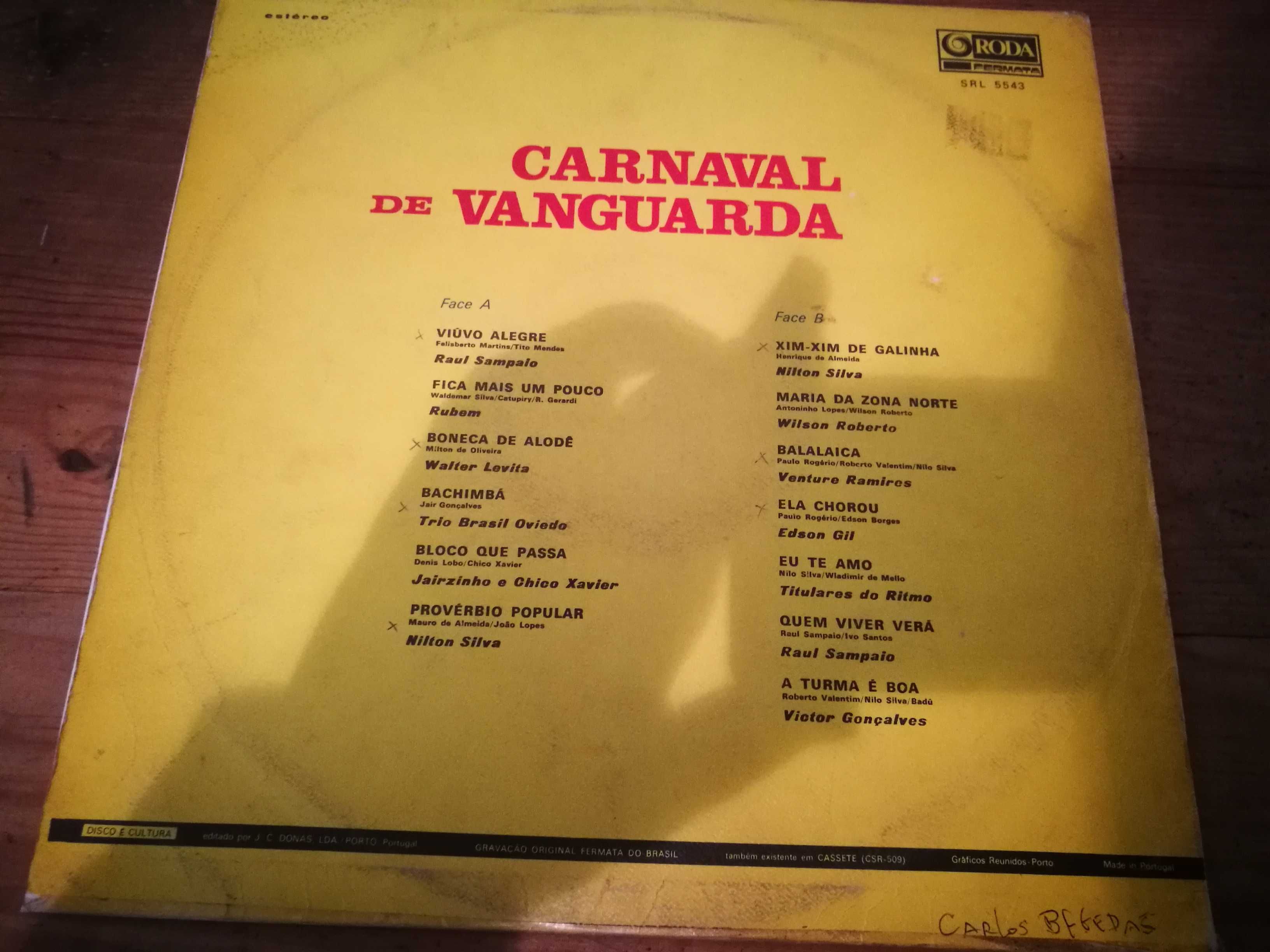 VARIOS   (MP Brasileira) Carnaval de   Vanguarda  LP