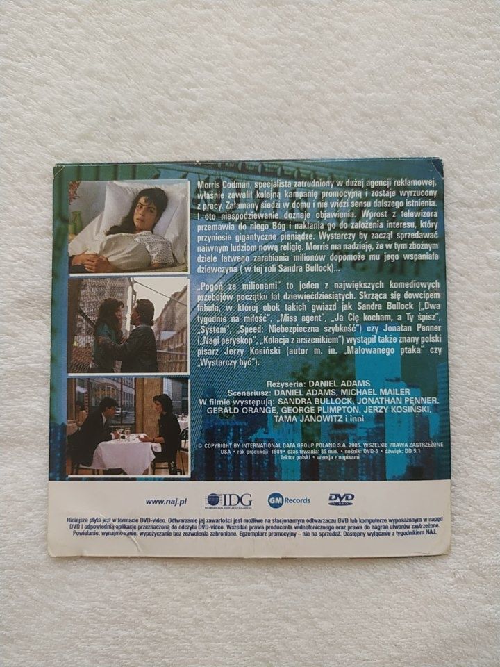 Film dvd "Pogoń za milionami"