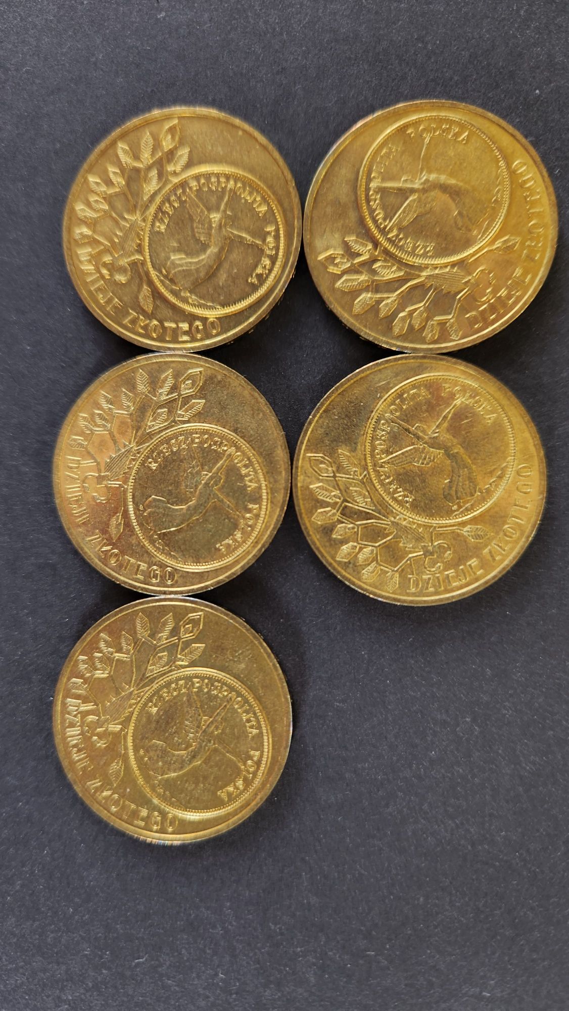 Moneta 2 zł kolekcjonerska Dzieje Złotego x6