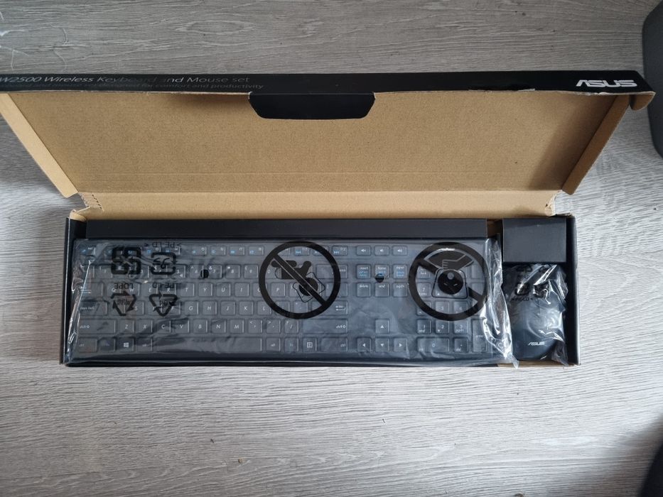 ASUS W2500 Klawiatura + mysz bezprzewodowa ZESTAW