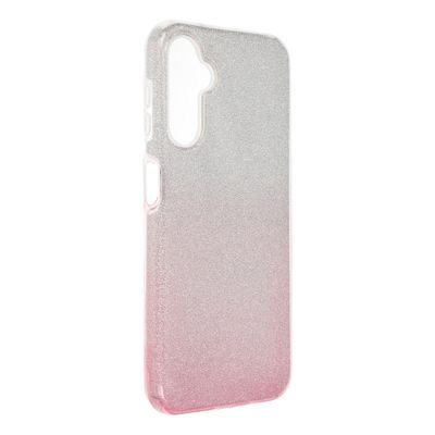 Etui Case Plecki Shining Brokat Samsung Galaxy A35 5G Róż + Szkło 9H