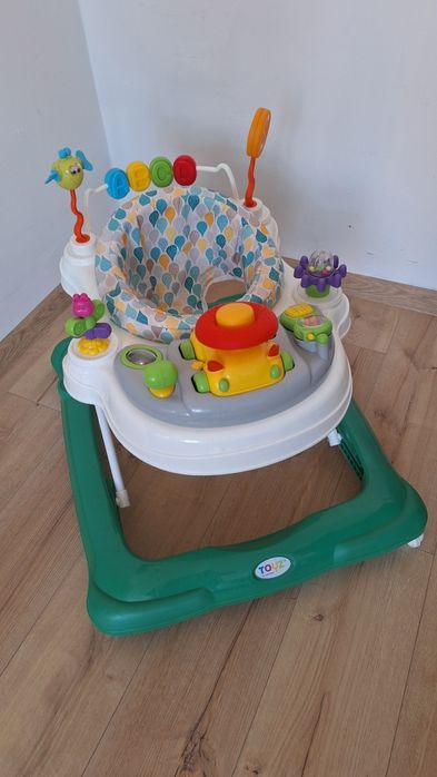 Chodzik Caretero Toyz Stepp Dark Green obrotowe siedzisko, regulacja