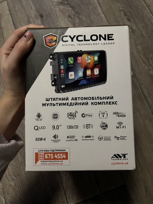 Магнітола Android, CarPlay, 9 дюймів, Volkswagen, Škoda