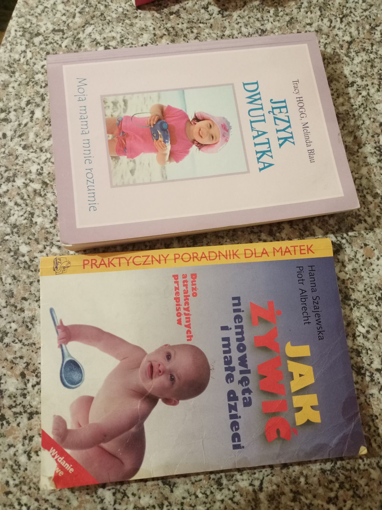 Książki poradniki niemowlęta żywienie język polecam