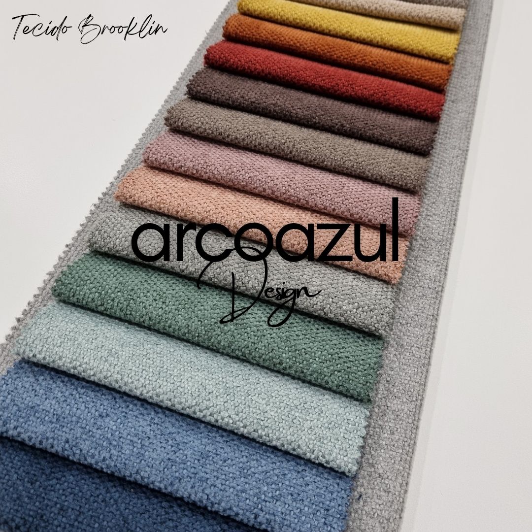 Tecido para Estofo Brooklin - 21 Cores By Arcoazul Design
